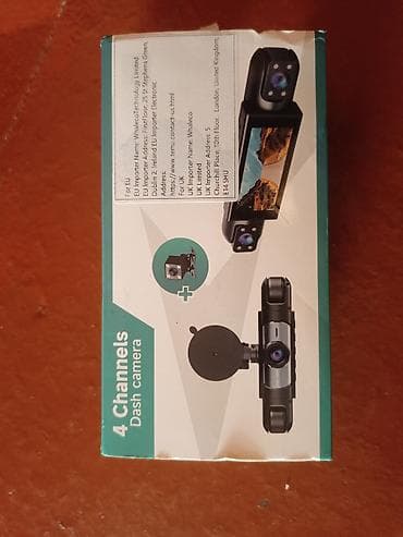 tv android box: 4 kanallı avtomobil DVR (dash camera) Xüsusiyyətlər: - 4 kanallı qeyd — 1