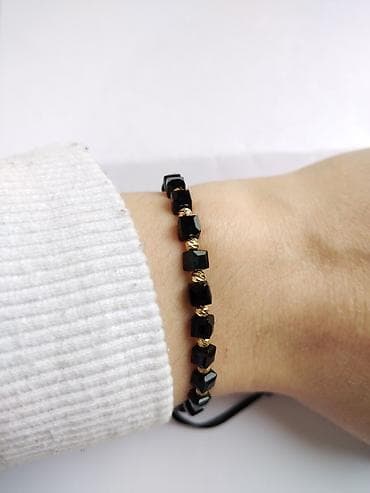 mis qolbaq: - CƏMİ 5 AZN ❗️ Qızıl deyil QARALMAYAN POLAD əsaslı, qara küp — 2