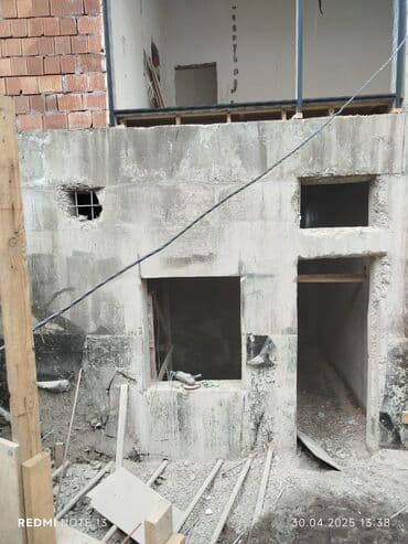 ремонт в стиле лофт: Səssiz tozsuz səliqəli kəsim. Beton katlavan monolit kubik — 29