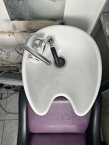 mebel: Salon üçün saç yuma bölməsi – kreslo və lavabo komplekti - Komplekt — 3