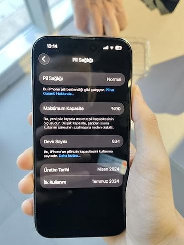 iphone 16 pro max nece manatdir: IPhone 15 Pro, 128 GB, Gümüşü, Sənədlərlə — 4