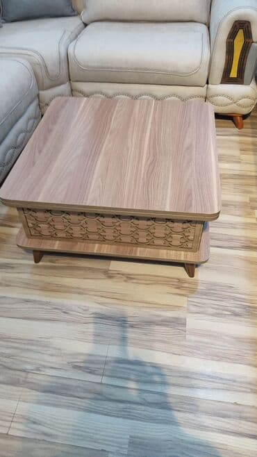 трансформер стол: Jurnal masası, Yeni, Transformer, MDF, Kvadrat masa — 10