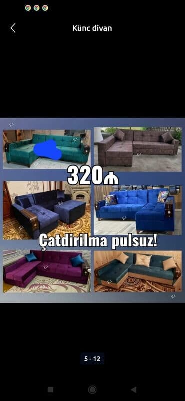 sumqayitda is elanlari: Künc divan, Yeni, Açılan, Bazalı, Parça, Ödənişli çatdırılma — 21