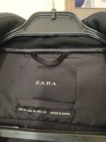 kişi dəri godəkcələr: Куртка-жакет, черная от ZARA, размер M. В хорошем состоянии. Рукава и — 4