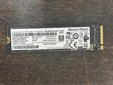kredit kompüter: Daxili SSD disk Western Digital (WD), 512 GB, M.2, İşlənmiş — 1