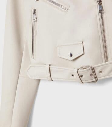 zara xs: Dəri kurtka, Stradivarius, XS — 7