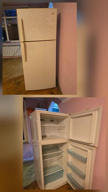 ventilyator su ile: İşlənmiş 2 qapılı Elit Soyuducu Satılır, rəng - Ağ — 1