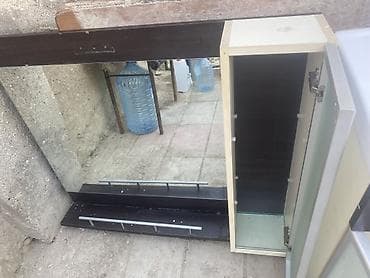 şezlong satışı: SATILIR: Yaxşı vəziyyətdə Hamam Mebeli Dəsti (Moyka + Tumba + Güzgü + — 5