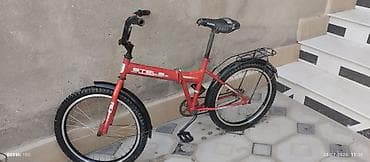 velesiped: Uşaq/yeniyetmə üçün şəhər tipli velosiped – STELS (qırmızı rəng) — 3