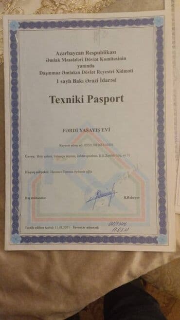 xacmazda tecili satilan evler: Zabrat 3 otaqlı, 90 kv. m, Orta təmir — 13