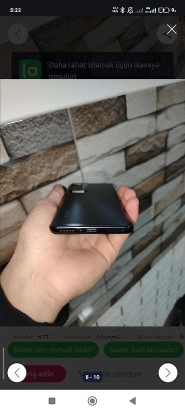 xiaomi pad 5 pro: Xiaomi 12 Pro, 256 GB, rəng - Bej, 
 Düyməli, Sensor, Barmaq izi — 4