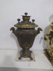 купить бу самовар на дровах: Antik mis samovar - Material: bürünc/mis ərintisi, əl işləməsi — 1