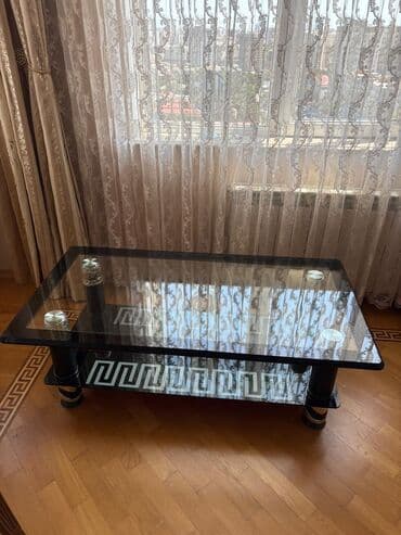 стекло для журнального столика: Журнальный стол, Стекло, Прямоугольный стол — 1