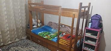 bamboo döşek: Oğlan və qız üçün, Çarpayı, Matrassız, Siyirməli, Taxta — 1