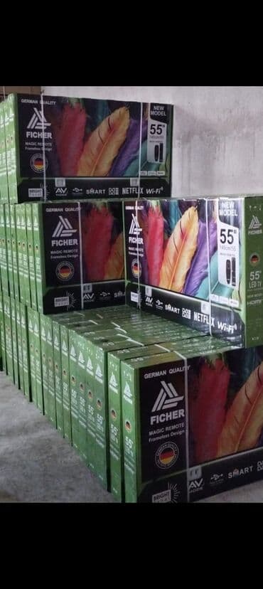 ssd satışı: Yeni Televizor Riffle LED ekran 55" 4K (3840x2160), Pulsuz çatdırılma, Rayonlara çatdırılma — 3