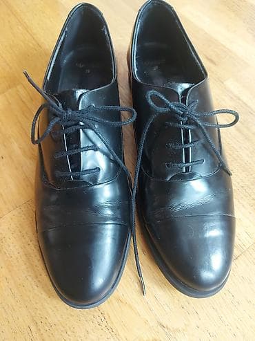 ayaqqab: Tuflilər, Ölçü: 39, rəng - Qara, İşlənmiş — 1