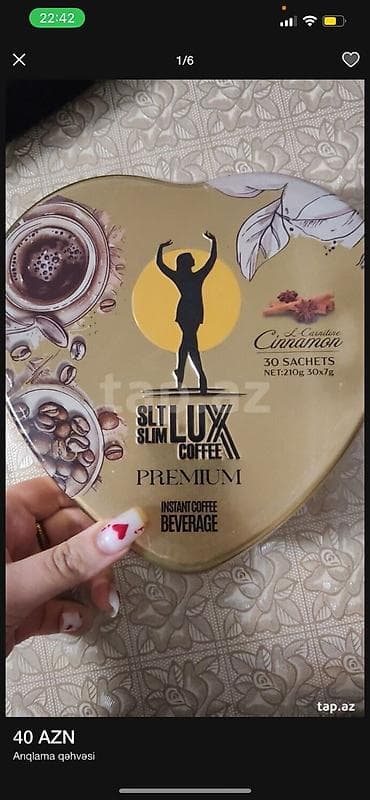 termos fincan: Melissa LUX Premium instant qəhvə – ləpəli (hazelnut) və darçınlı — 2