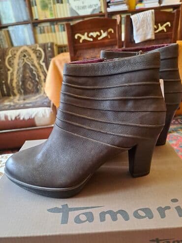 botlar: Ölçü: 38, rəng - Qəhvəyi, Yeni — 2