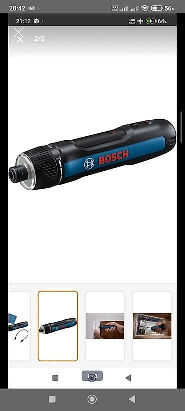 Elektrik əl alətləri: Bosch Professional GO II elektrikli tornavida - Kompakt və yüngül — 1