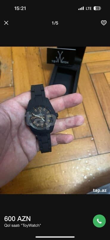 orginal saat: Yeni, Qol saatı, rəng - Qara — 5