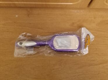 Yeni Təzə Güzgülü Bənövşəyi Saç Darağı. - Rəng: bənövşəyi-gümüşü -