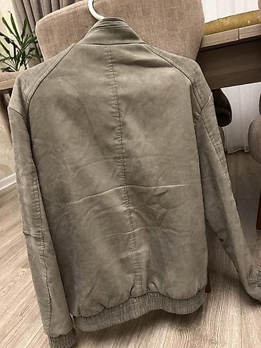 kişi gödəkcələri: Pencək, Naxışsız, 4XL — 2