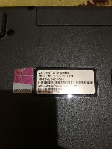 Masaüstü kompüterlər və iş stansiyaları: Noutbuk ACER. 200 azn Hec bir problemi yoxdur. Zaryatqa cox yaxşi — 4