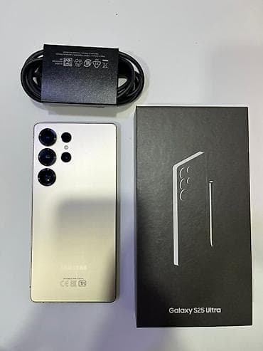 samsung ekrani: Samsung Galaxy S25 Ultra, 512 GB, rəng - Gümüşü — 4