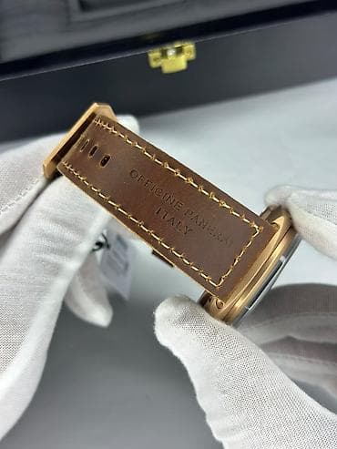sensor saatlar: Yeni, Qol saatı, Panerai Luminor, rəng - Qızılı — 10