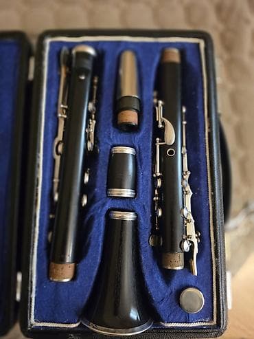 korg pa 3x pro: Klarnet dəsti – futlyarla - Boğaz, üst və alt gövdə, boru (barrel) — 4