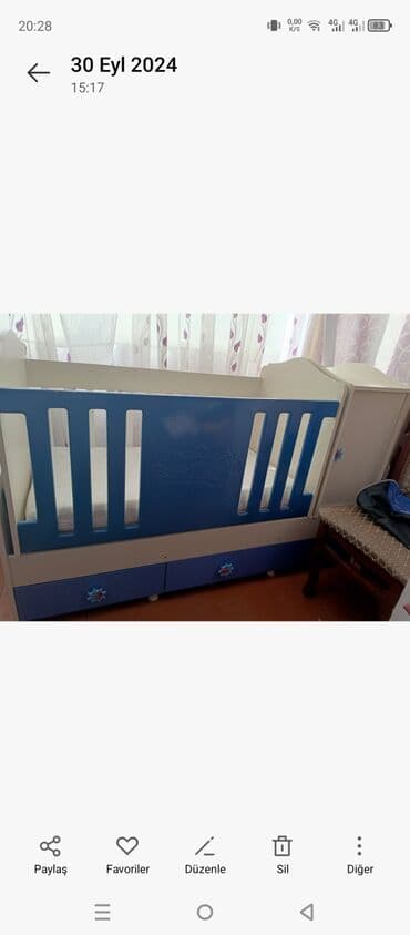 uşaq yelencek: Oğlan üçün, Dördbucaq, Beşik, Dəstsiz, Matras ilə, Yellənmə mexanizmsiz — 3