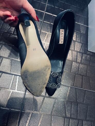 Tuflilər, Ölçü: 38, rəng - Qara, İşlənmiş — 3