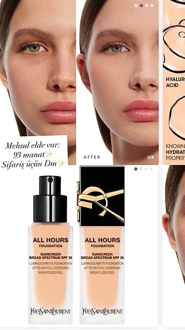 Yves Saint Laurent All Hours Foundation – günboyu davamlı, çəkisiz