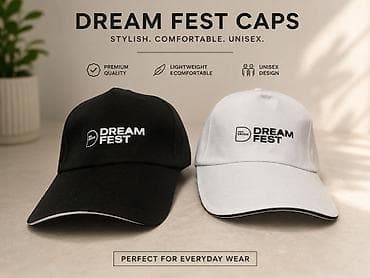кепка: Dream Fest qapaqları – gündəlik istifadə üçün ideal, yüngül və rahat — 1