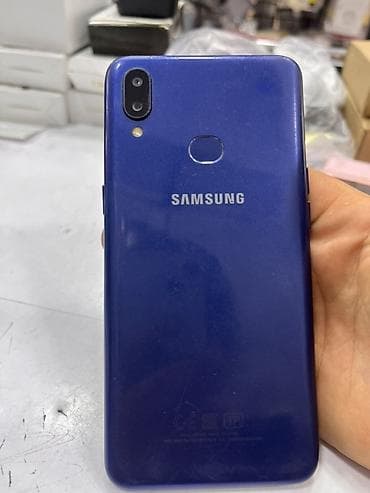 a10s earbuds: Samsung Galaxy A10s, rəng - Mavi, Barmaq izi — 1