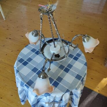 Настольные светильники: Люстра, 3 лампы — 1