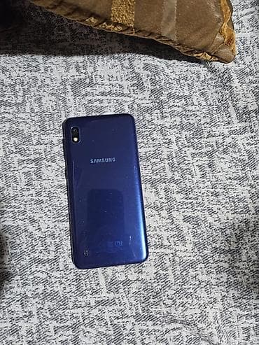 samsung a10 telefon: Samsung Galaxy A10, 32 GB, rəng - Mavi, İki sim kartlı — 5