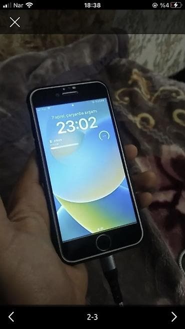 IPhone 8, Черный, Отпечаток пальца
