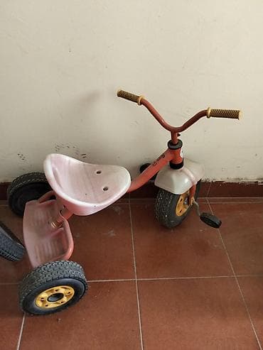 velosiped: Uşaq nəqliyyat vasitələri dəsti - 1 ədəd pedallı üçtəkərli velosiped — 1