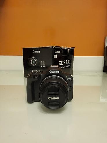 disk oxuyucu: Canon EOS R50 (RF-S 18-45mm f/4.5-6.3 IS STM Kit) Məhsul təsviri: - — 1