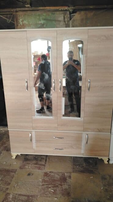 polkalı şkaf: Yeni, Açılan, 3 qapılı Düz dolab, Qarderob, paltar dolabı, Türkiyə — 29