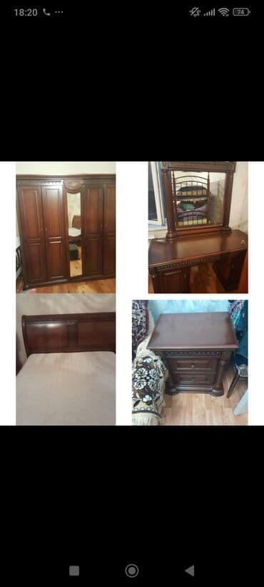 Yataq dəsti satılır qırığı sınığı yoxdu matras var qiymət 200 AZN