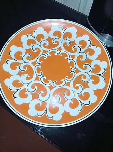 Boşqablar, 1 əd, rəng - Narıncı, Keramika — 1