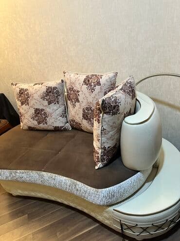 mətbəx ucun divanlar: Mini-divan, Açılmayan, Parça — 1