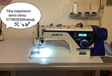 Tikiş maşınlarının peşəkar təmiri xidməti. - Məişət və sənaye tipli