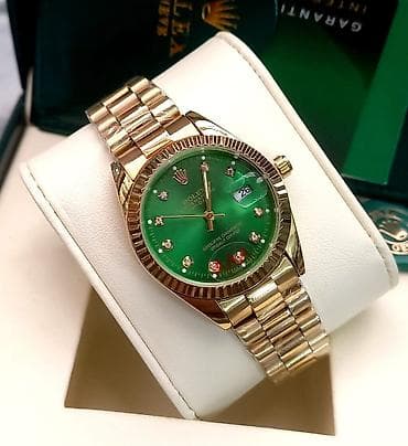 Rolex Datejust üslubunda lüks qol saatları - Korpus və qolbaq: qızılı — 2