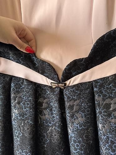 debli donlar instagram: Qadın paltarı – iki rəngli dizayn Xüsusi dizaynla tikilmiş paltar - — 3