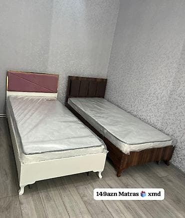 Təknəfərlik çarpayı, Matras ilə, Siyirməsiz — 1