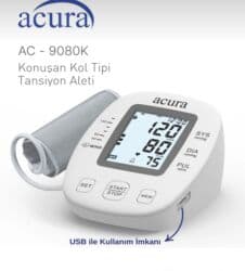 Tibbi maskalar: Acura AC-9080K – danışan qol tipli təzyiq ölçən - Danışma funksiyası — 2
