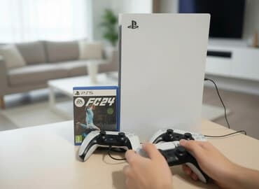 PlayStation 5 komplekti - Konsol: Sony PlayStation 5 (ağ korpus